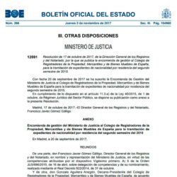 Novedades en la tramitación de nacionalidad española (nueva encomienda octubre 2017) - NacionalidadYA.com